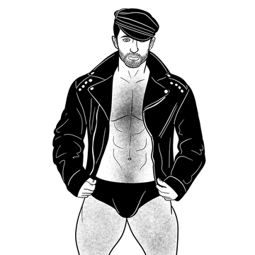 Lthr Man 2 Full Body / Unisex Jersey Tank